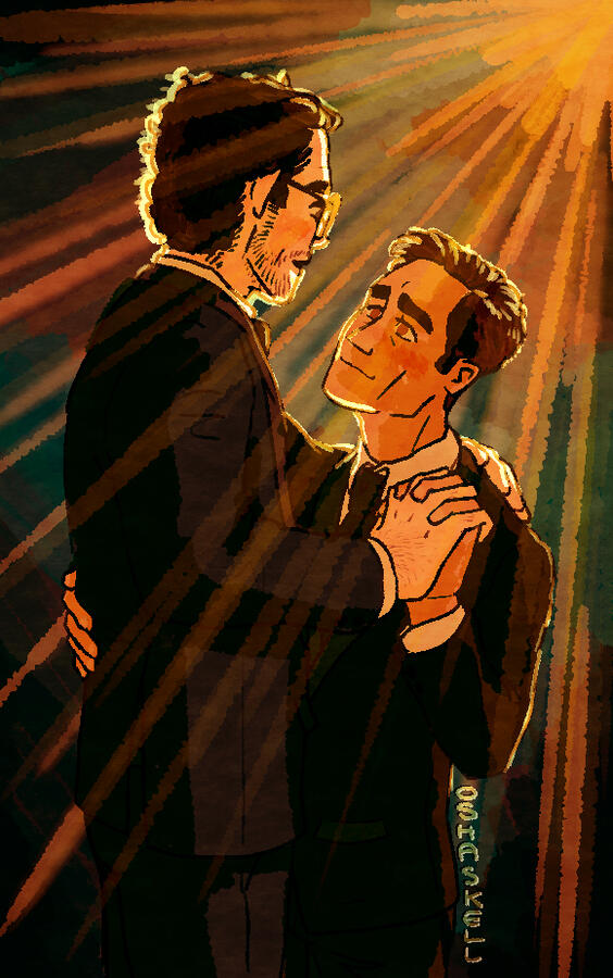 Richie and Eddie dancing